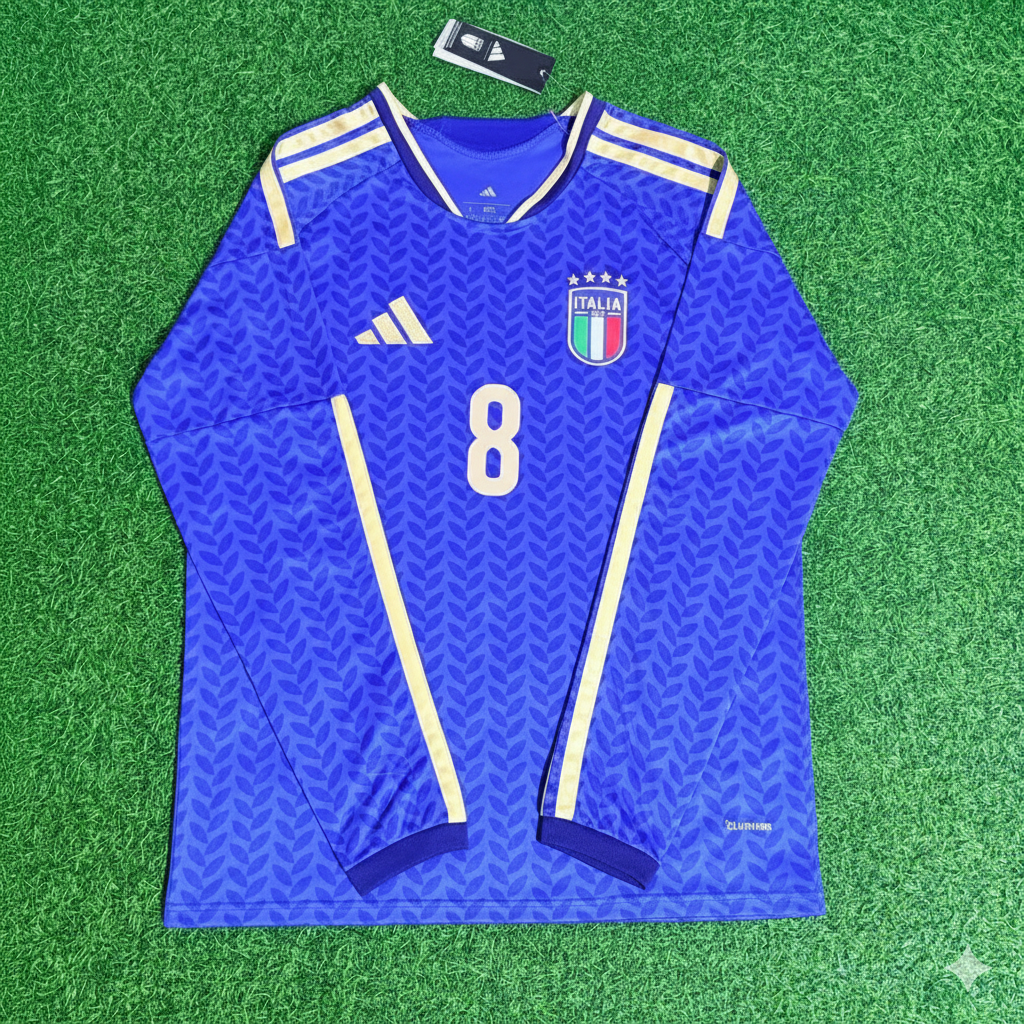 Sandro Tonali 8 - Italien Fußballtrikot Langarm WM 2026