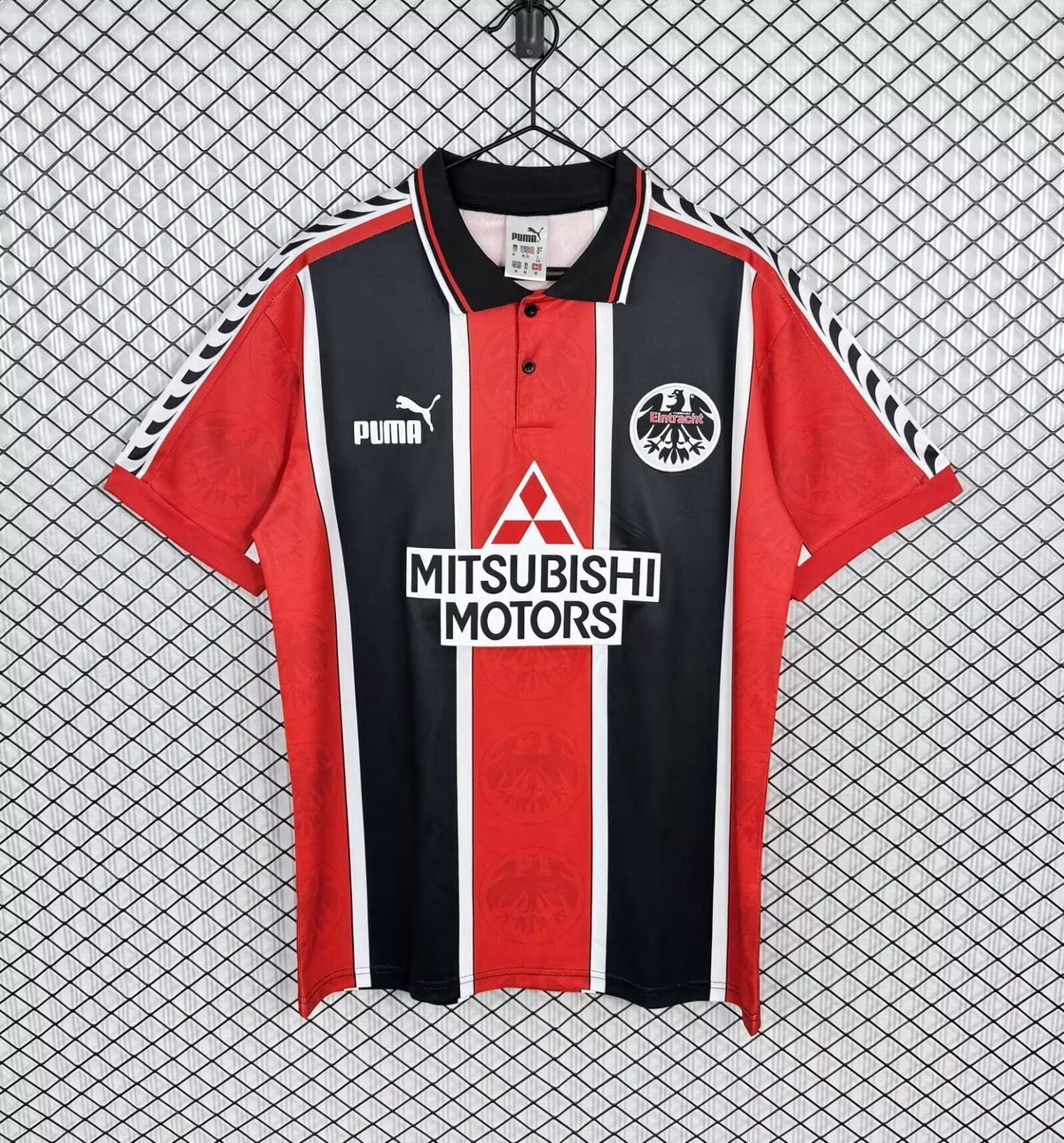 Maillot de football rétro domicile Eintracht Francfort saison 1996/1997