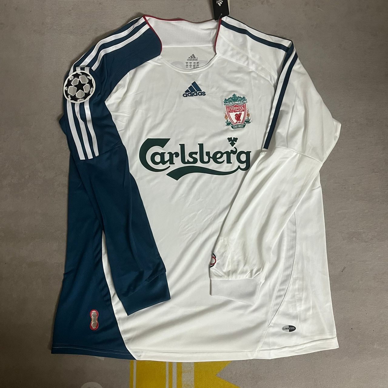 Fernando Torres Liverpool Champions League Long Sleeve Retro Kit Jersey Trikot Maglia Soccer Shirt