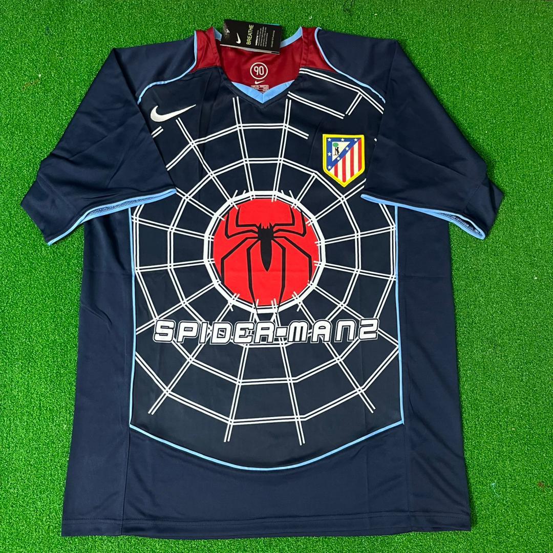 Fernando Torres Atletico Madrid SpiderMan 2003 2004 Retro Football Jersey