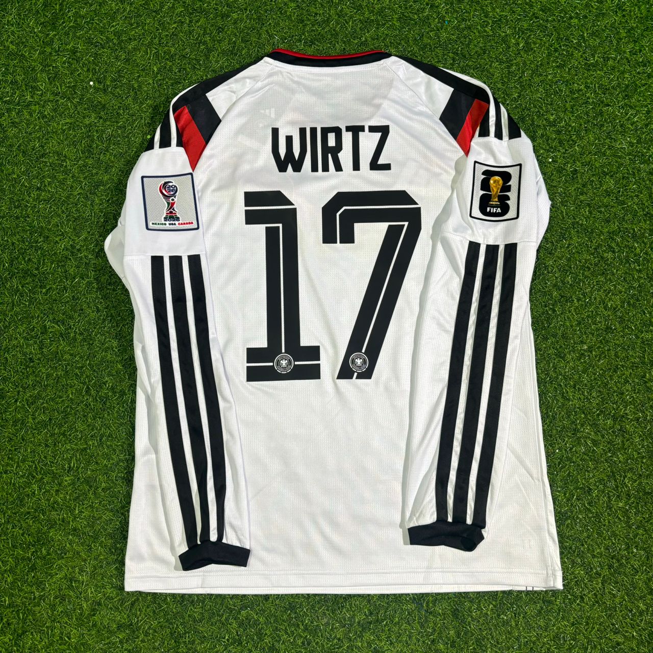 Florian Wirtz #17 Deutschland WM 2026 Langarm-Heimtrikot-Set