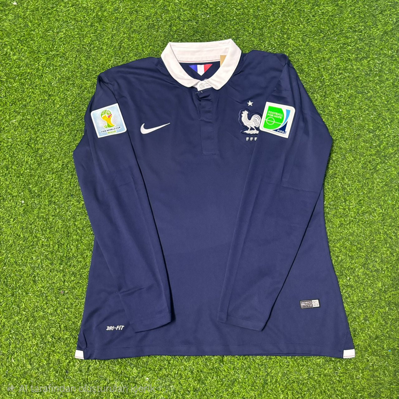 Blaise Matuidi #14 France 2014 World Cup Long Sleeve Football Jersey