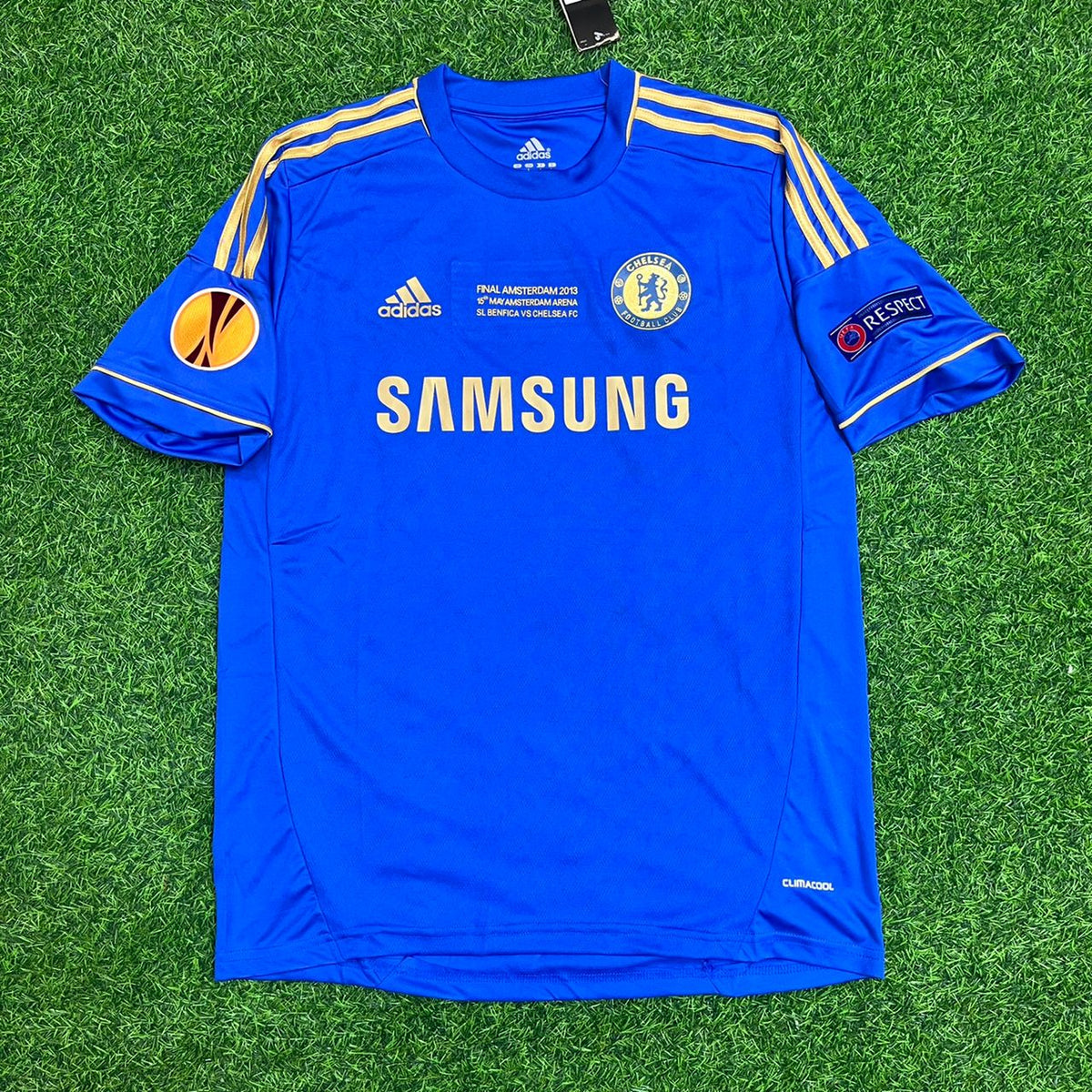 Chelsea 2013 Final Blue Soccer Retro Jersey – Frank Lampard