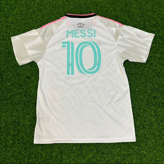 Inter Miami 2026-2027 Lionel Messi White Football Jersey