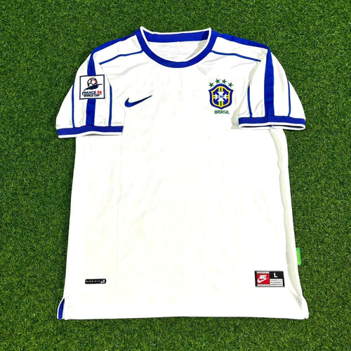 Alex De Souza #19 Brazil 1998 World Cup Retro Football Jersey