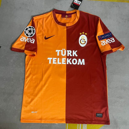 Felipe Melo 3 Galatasaray Retro 2013-2014 Formasi Home Jersey Trikot Maillot Soccer Shirt