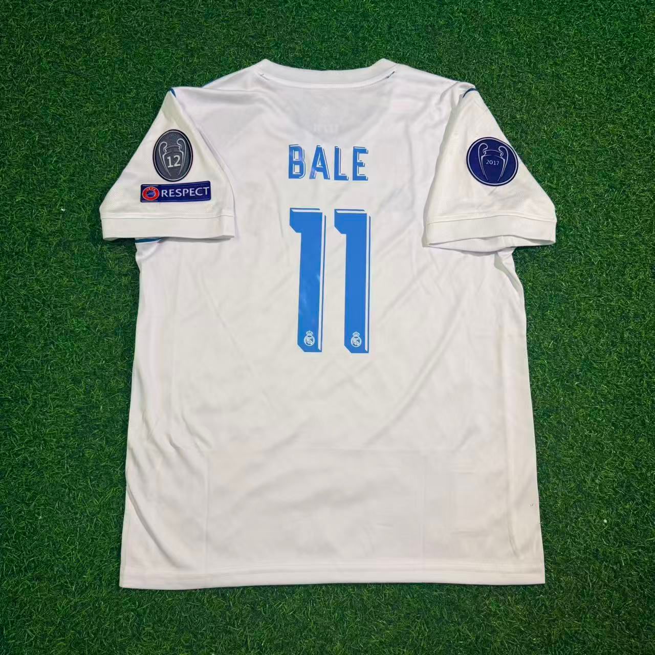 Gareth Bale 11- Real 2018 Final Kids Jersey Trikot Maillot Soccer Shirt
