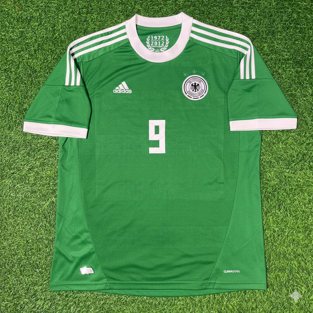 Deutschland 2012 EURO Grünes Retro-Fußballtrikot – Andre Schurrle