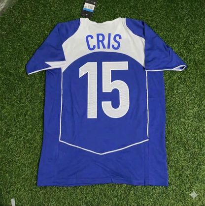 Maillot de football rétro bleu Cris Brésil 2004