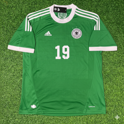 Germany 2012 EURO Green Retro Football Jersey – Mario Gotze