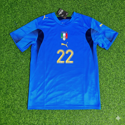 Massimo Oddo 22 - Italy 2006 World Cup Final Retro Jersey Maillot Trikot Maglia Soccer Shirt