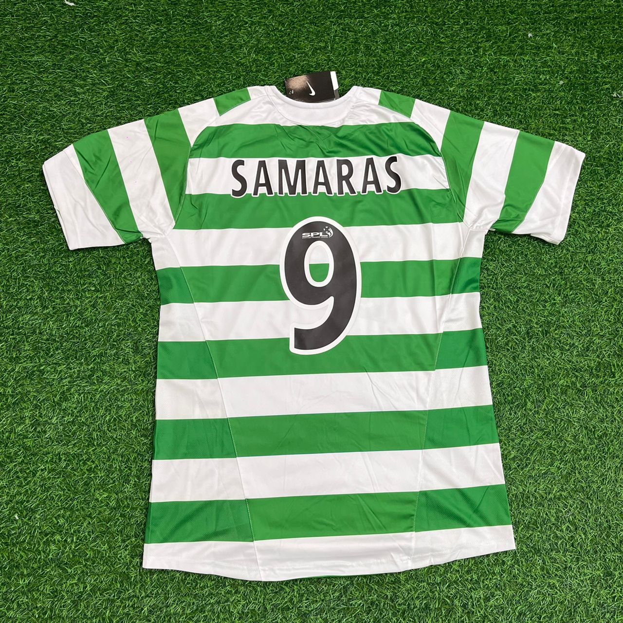 Georgios Samaras Celtic Retro Home Jersey Trikot Maillot Soccer Shirt