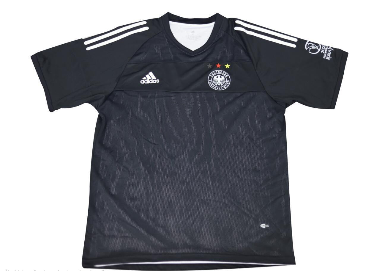 Philipp Lahm Germany Deutschland 2002 World Cup Japan Korea Black Retro Jersey Trikot