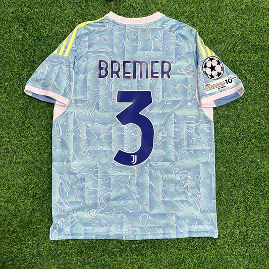 Camiseta de fútbol de Gleison Bremer de la Juventus para la nueva temporada 2026