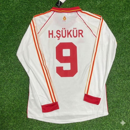 Galatasaray 2000 UEFA Final Retro Football Jersey – Hakan Sukur