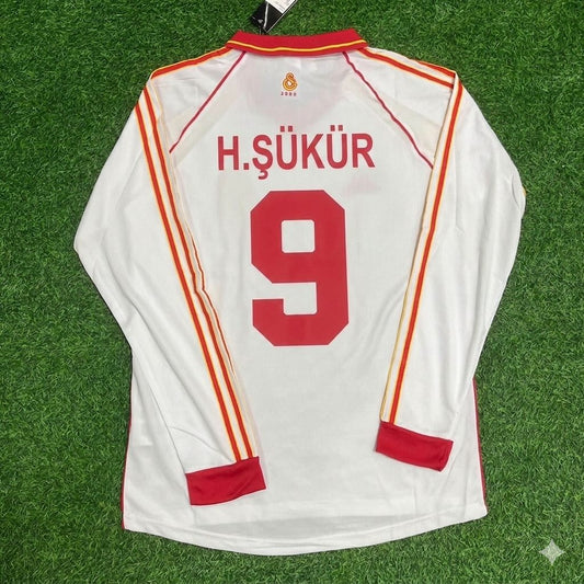 Galatasaray 2000 UEFA Final Retro Football Jersey – Hakan Sukur