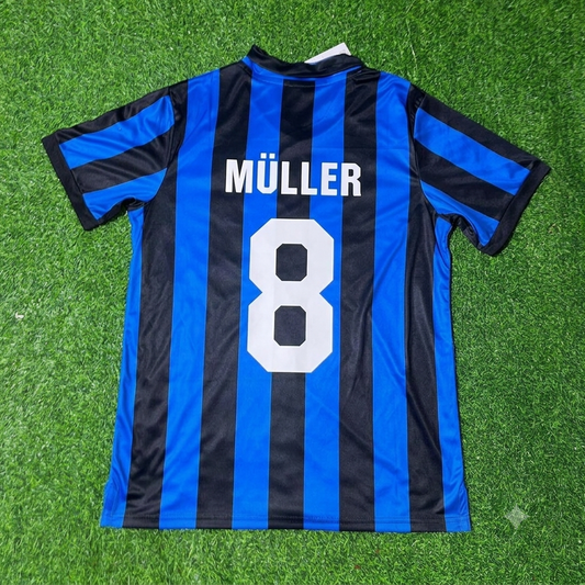 Hansi Müller Inter Commemorative Retro Home Football Jersey
