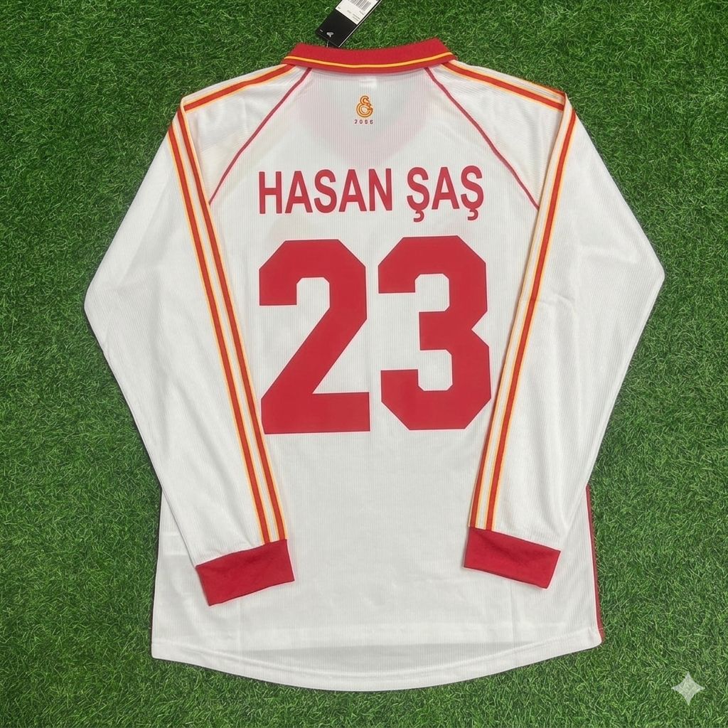 Galatasaray 2000 UEFA Final Retro Football Jersey – Hasan Sas