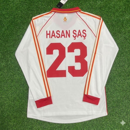 Galatasaray 2000 UEFA Final Retro Football Jersey – Hasan Sas