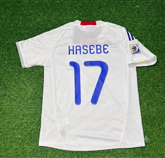 Makoto Hasebe Japan 2010 World Cup White Retro Football Jersey
