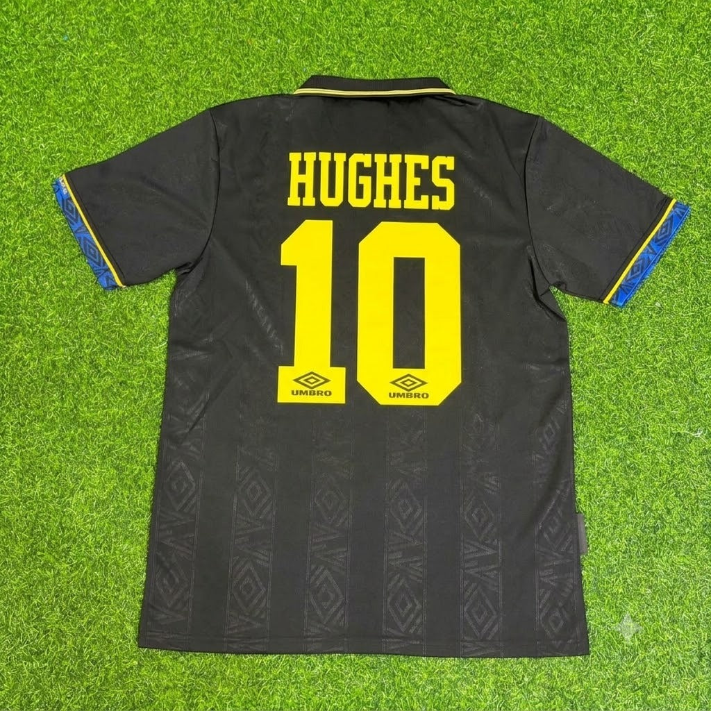 Mark Hughes Manchester United 1992 1993 Retro Retro Fußballtrikot