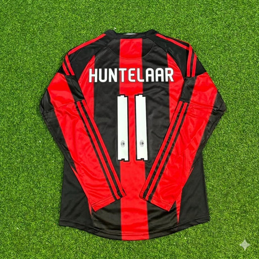 AC Milan 2010/11 Langarm-Heimtrikot Retro Fußballtrikot – Klaas-Jan Huntelaar