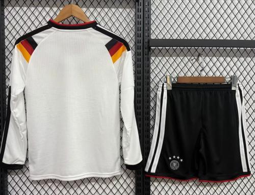 Germany 2026 World Cup Long Sleeve Home Kids Football Jersey Kit