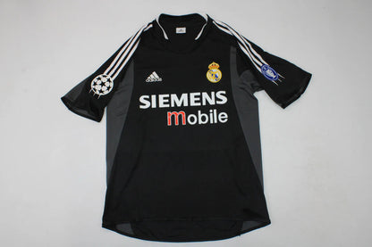 Guti Hernandez #14 Real Madrid 2004-2005 Away Black Retro Jersey