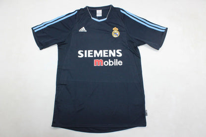Ronaldo Nazario #9 Real Madrid 2003-2004 Away Dark Blue Retro Jersey