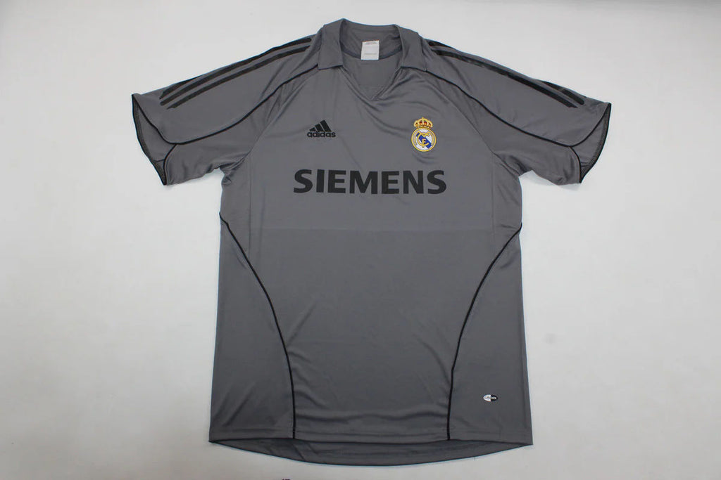 Zinadine Zidane #5 Real Madrid 2005-2006 Season Third Gray Retro Jersey