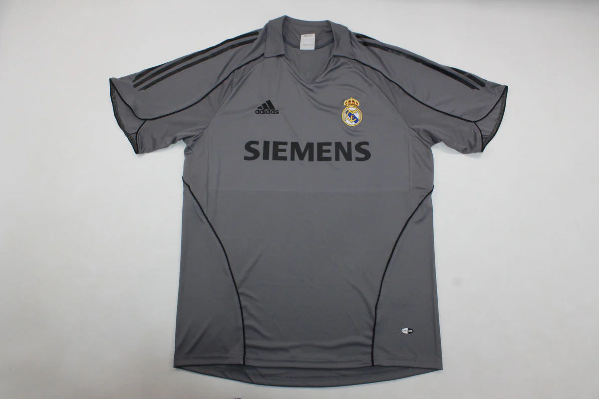 Zinadine Zidane #5 Real Madrid 2005-2006 Season Third Gray Retro Jersey