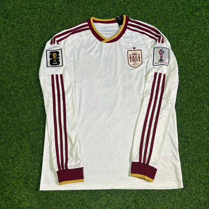Dani Olmo #10 Spain 2026 World Cup Away Long Sleeve Jersey Trikot Maillot