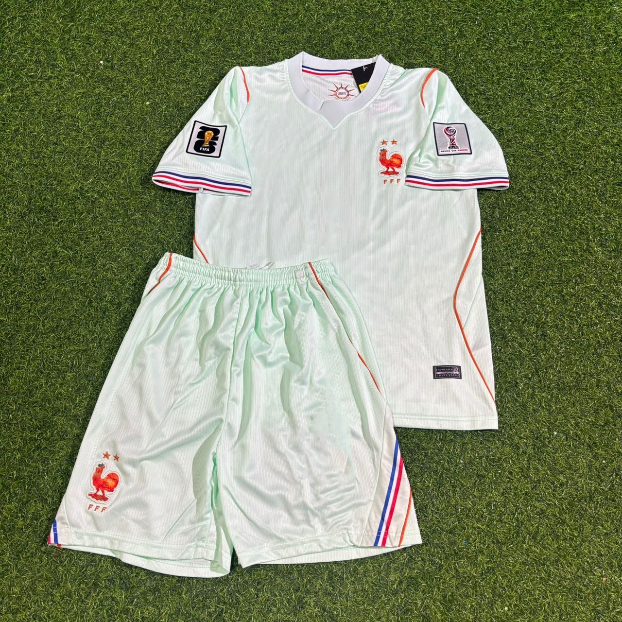 Kylian Mbappé #10 France 2026 World Cup Kids Away Football Jersey