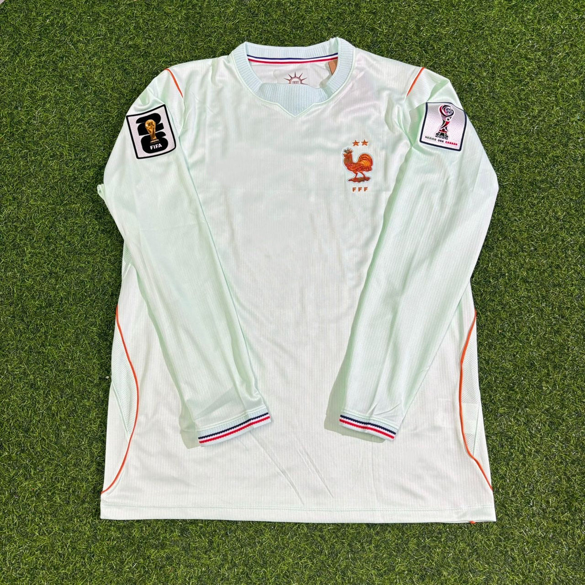 Bradley Barcola #29 France 2026 World Cup Away Long Sleeve Jersey