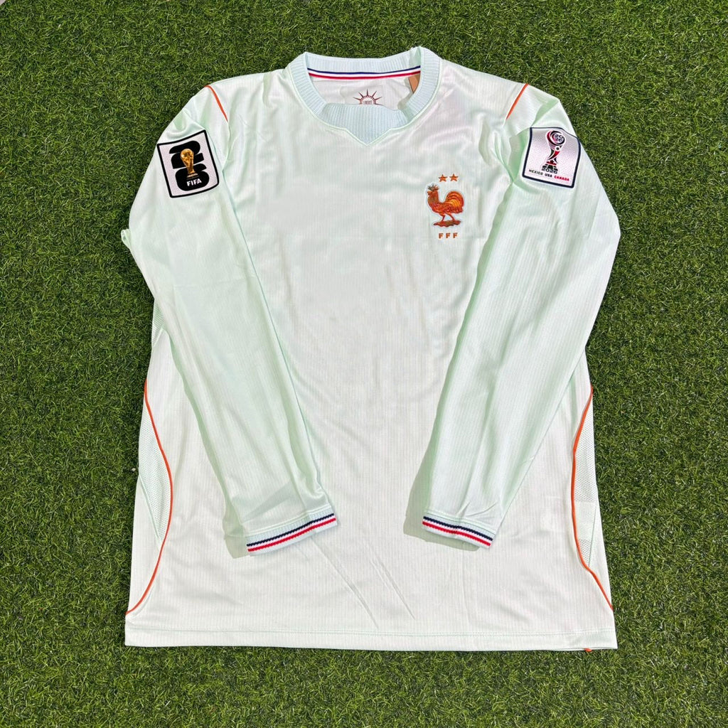 Dayot Upamecano #4 France 2026 World Cup Away Long Sleeve Jersey