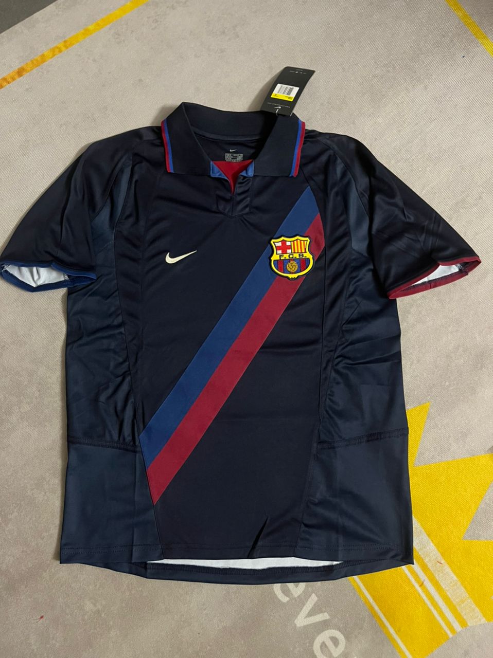 Carles Puyol Barcelona Retro 2002 2003 Season Retro Football Jersey Trikot