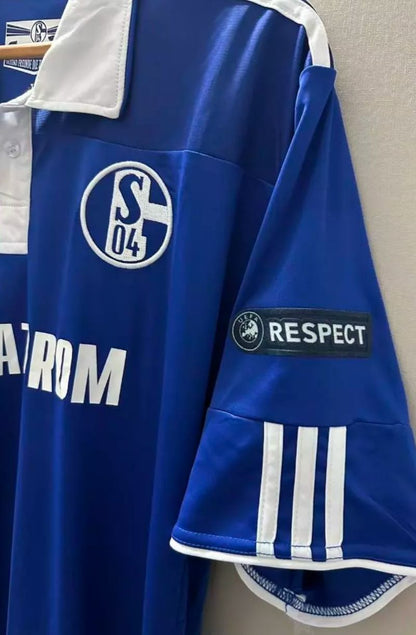 Raul Gonzalez Blanco Schalke 04 Season 2010- 11 Retro Champions League Football Jersey Trikot Soccer Shirt