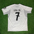 Vinicius Jr Real Madrid 2025  Short Sleeve Jersey Soccer Shirt