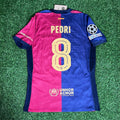 Pedri Barcelona 2025 Champions League Short Sleeve Jersey Soccer Shirt