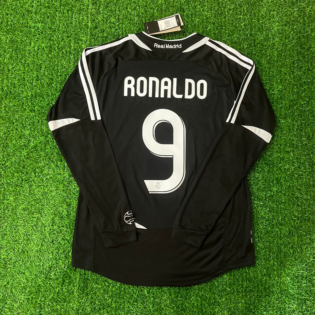 Cristiano Ronaldo  Real  Madrid 2010-2011 Champions League Long Sleeve Jersey Soccer Shirt
