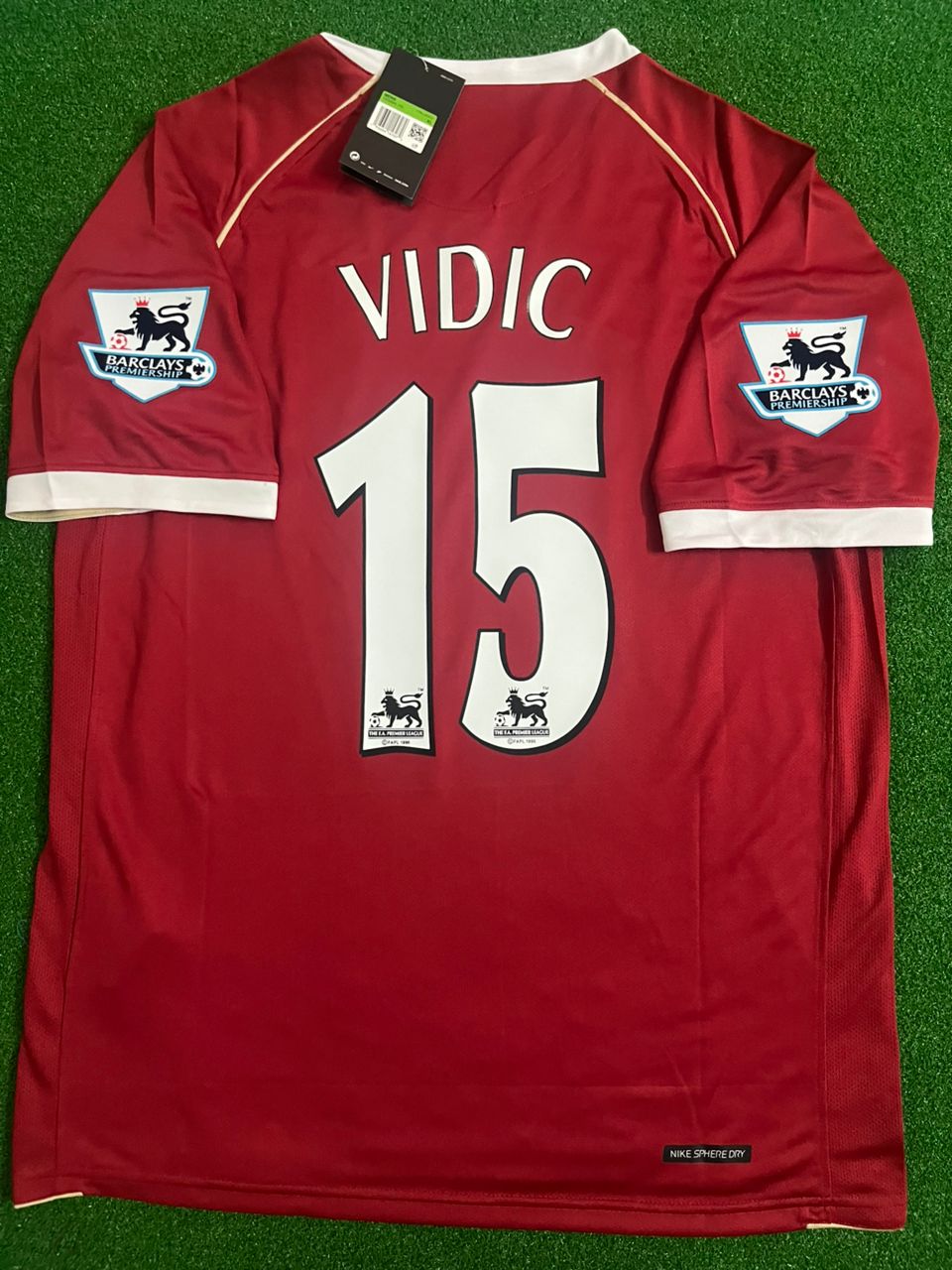 Nemanja Vidic Manchester United 2006/07 Maillot Domicile Rouge Football