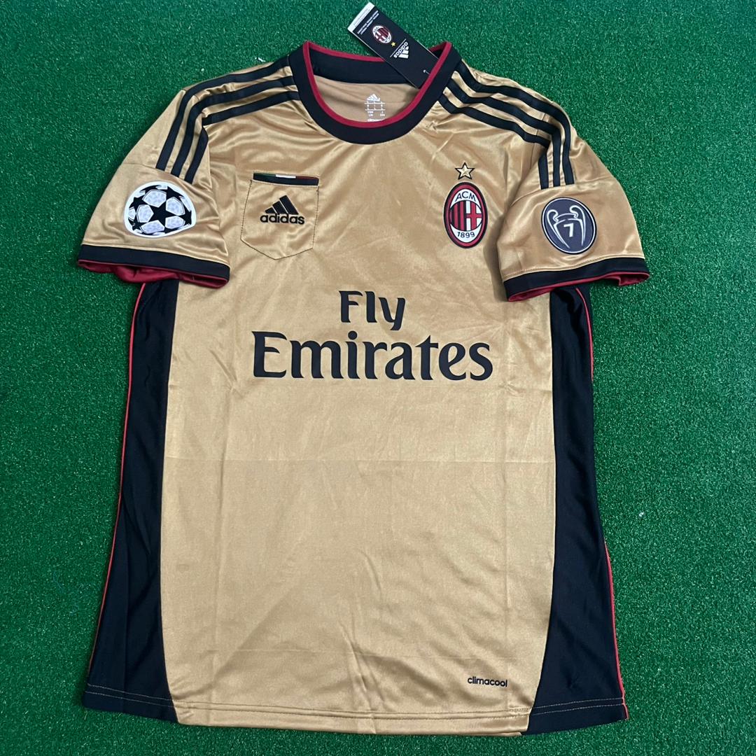 Kaká Leite 22 - AC Milan 2013/2014 Red Black Retro Jersey Trikot