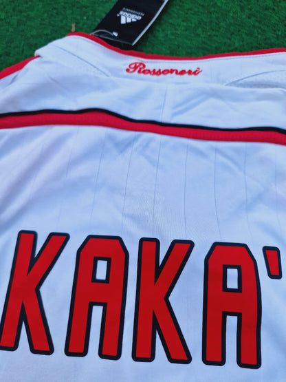 AC Milan 2007 Champions League Final Away White Long Sleeve Retro Jersey – Kaka 22