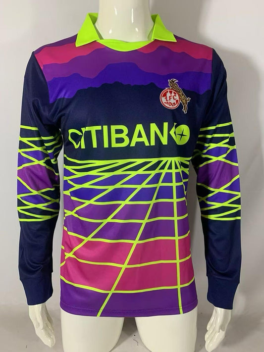 Köln Retro Torwarttrikot 91-92 Langarm Fußball Trikot