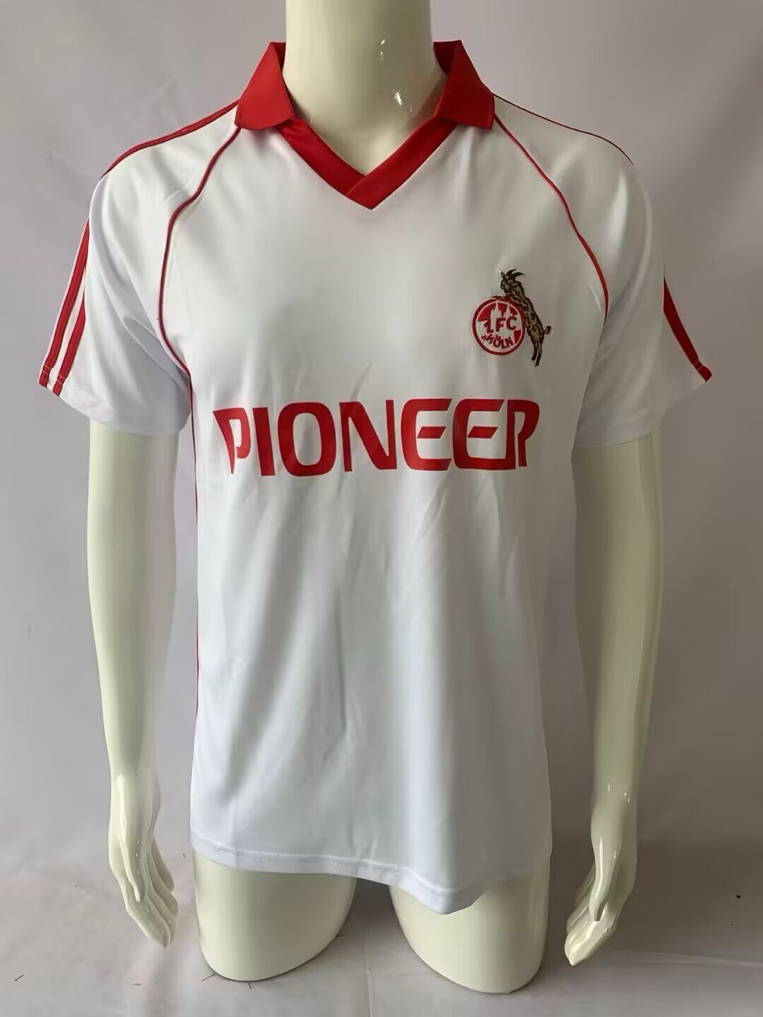 1. FC Köln 80-81 Retro Heimtrikot Fußball Trikot