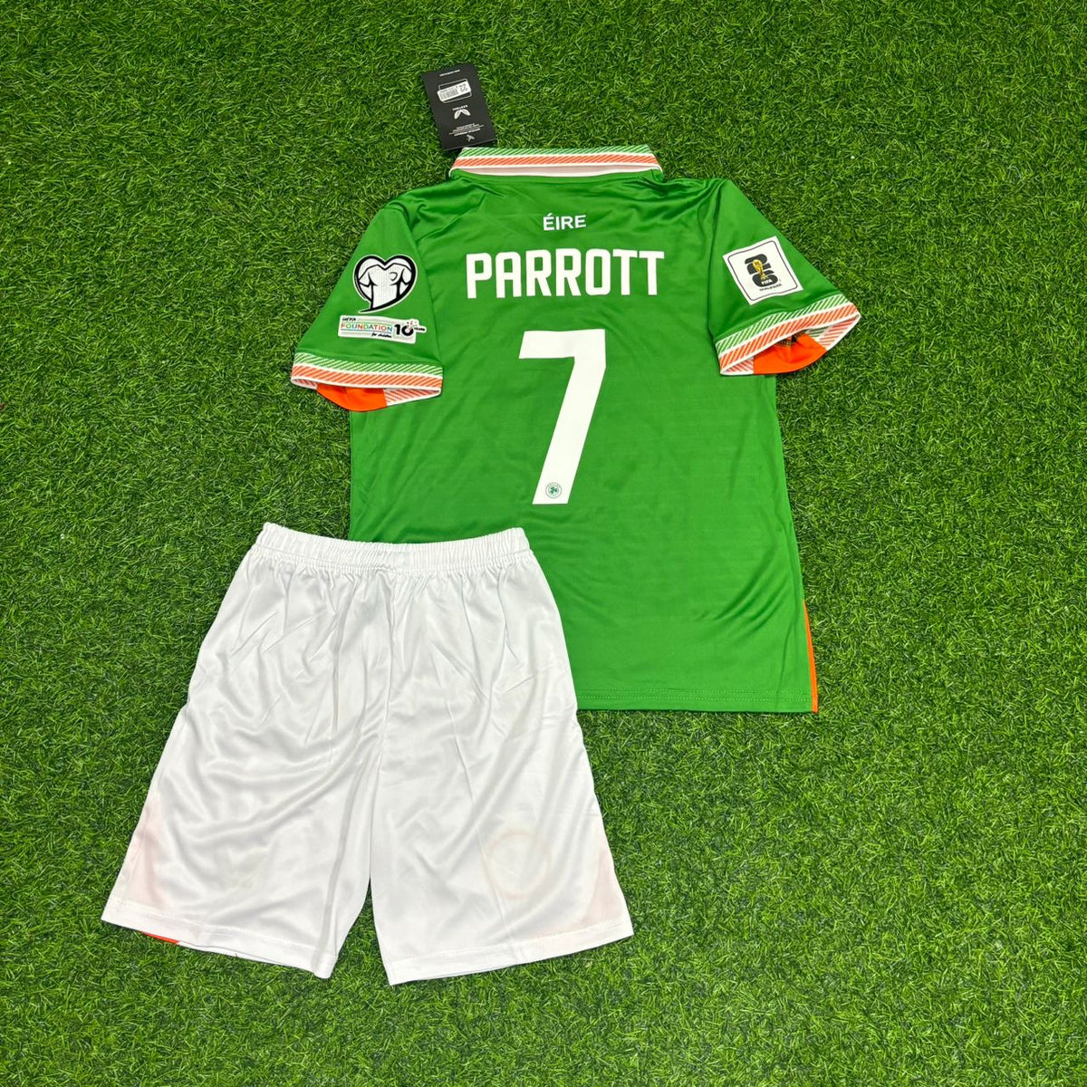 Troy Parrott Irland Éire Grün 2026 WM Kinder-Fußballtrikot