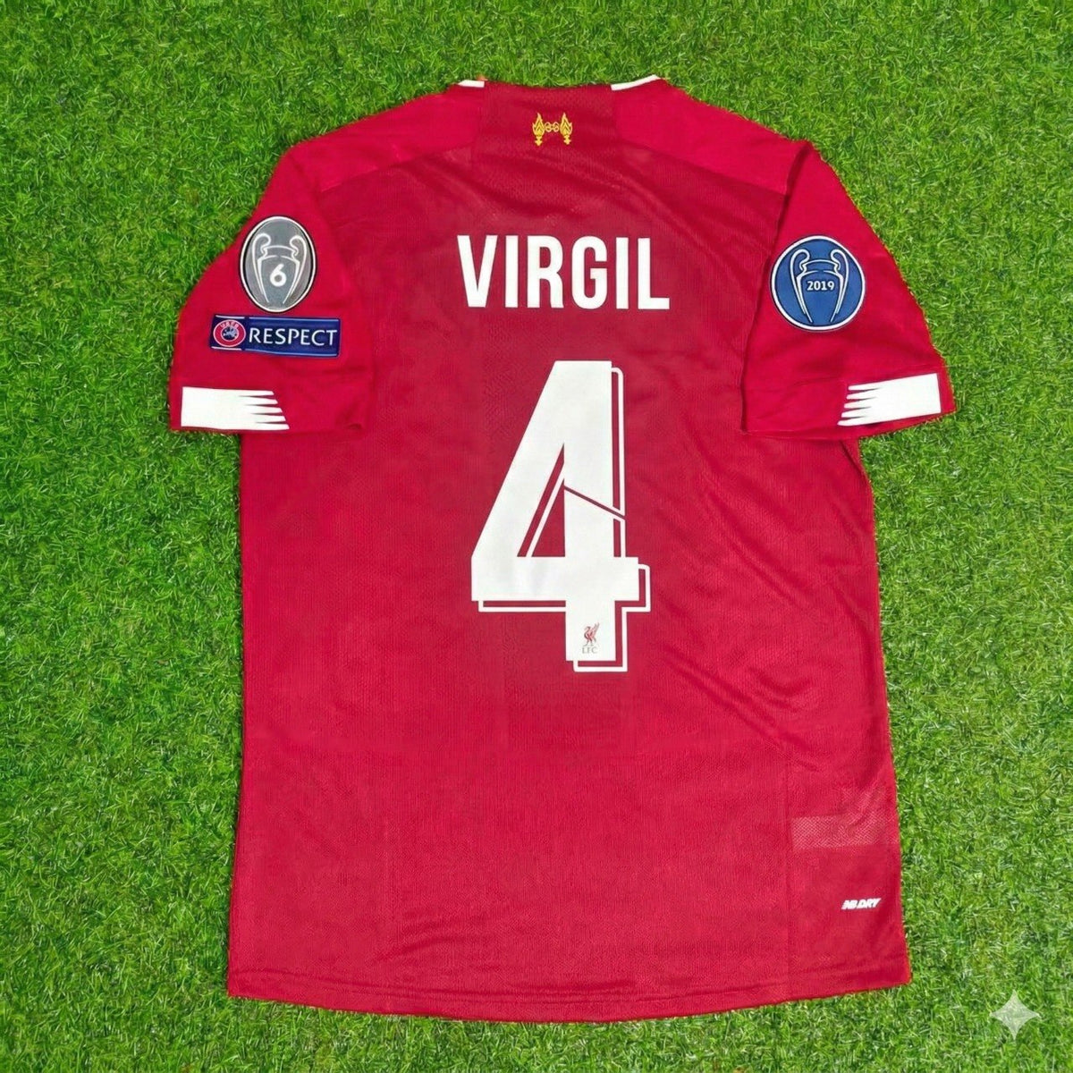Virgil van Dijk Liverpool 2019 20 Retro Kit Jersey Trikot Maillot Maglia