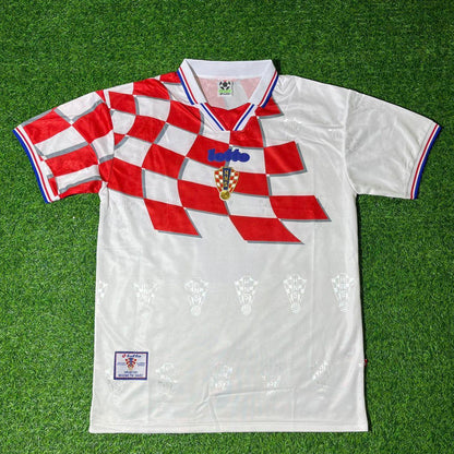 Robert Prosinecki Croatia 1998 World Cup Retro Football Jersey Kit