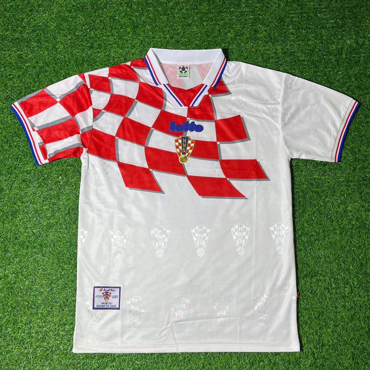 Robert Jarni Kroatien 1998 WM Retro Fußball Trikotsatz