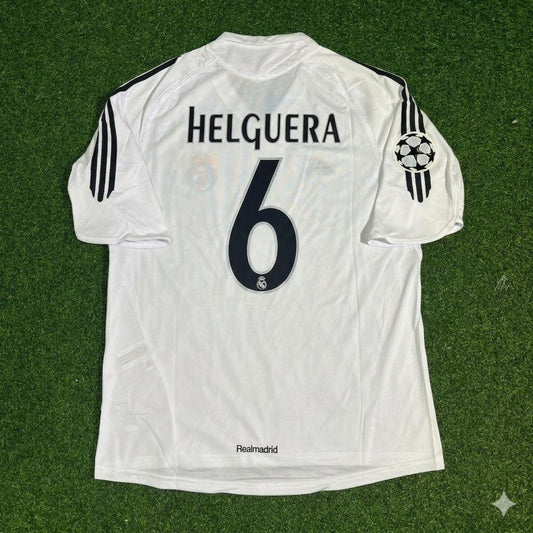 Ivan Helguera Real Madrid 2005 2006 Weißes Trikot Fußballtrikot